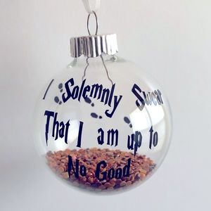 NWT Handcrafted Glass Ornament